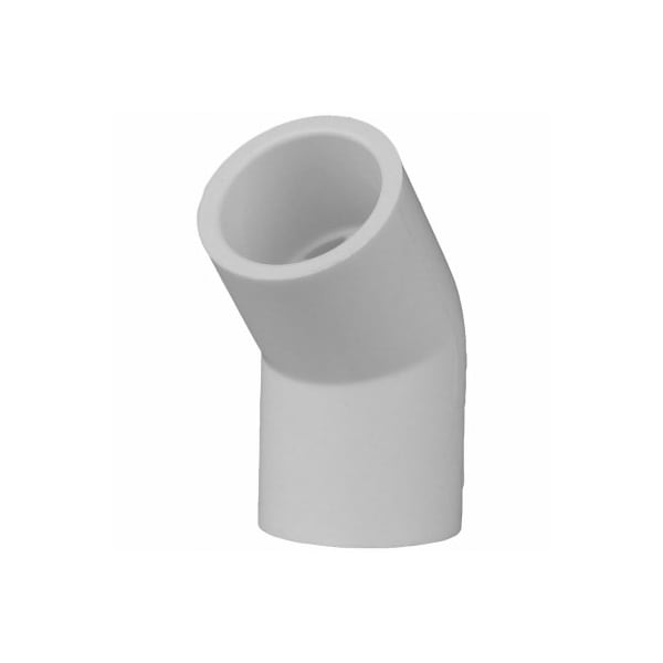 Charlotte Pipe And Foundry 4 WHT 45DEG SxS Ell PVC 02309 2000HA - main